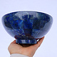 20 cm diameter Hand Crafted  Lapis Lazuli Gemstone Bowl cup from Afghanistan   M/23