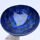 20 cm diameter Hand Crafted  Lapis Lazuli Gemstone Bowl cup from Afghanistan   M/23