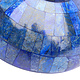 20 cm diameter Hand Crafted  Lapis Lazuli Gemstone Bowl cup from Afghanistan   M/23