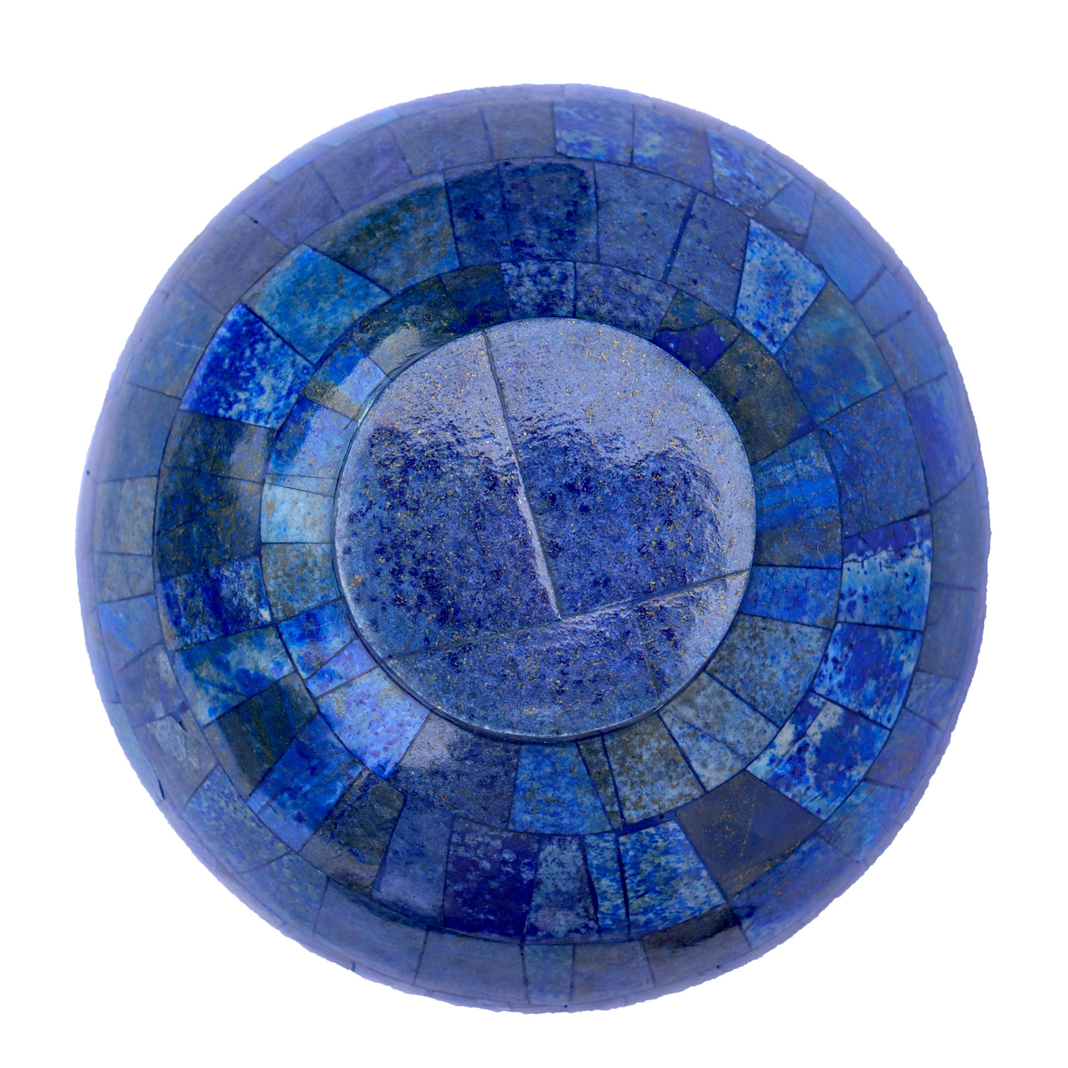 20 cm ⌀ Extravagant Royal blau echt Lapis lazuli Schale Teller  aus Afghanistan  M/23
