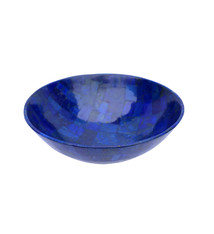 26 cm diameter Hand Crafted  Lapis Lazuli Gemstone Bowl cup from Afghanistan  L/23