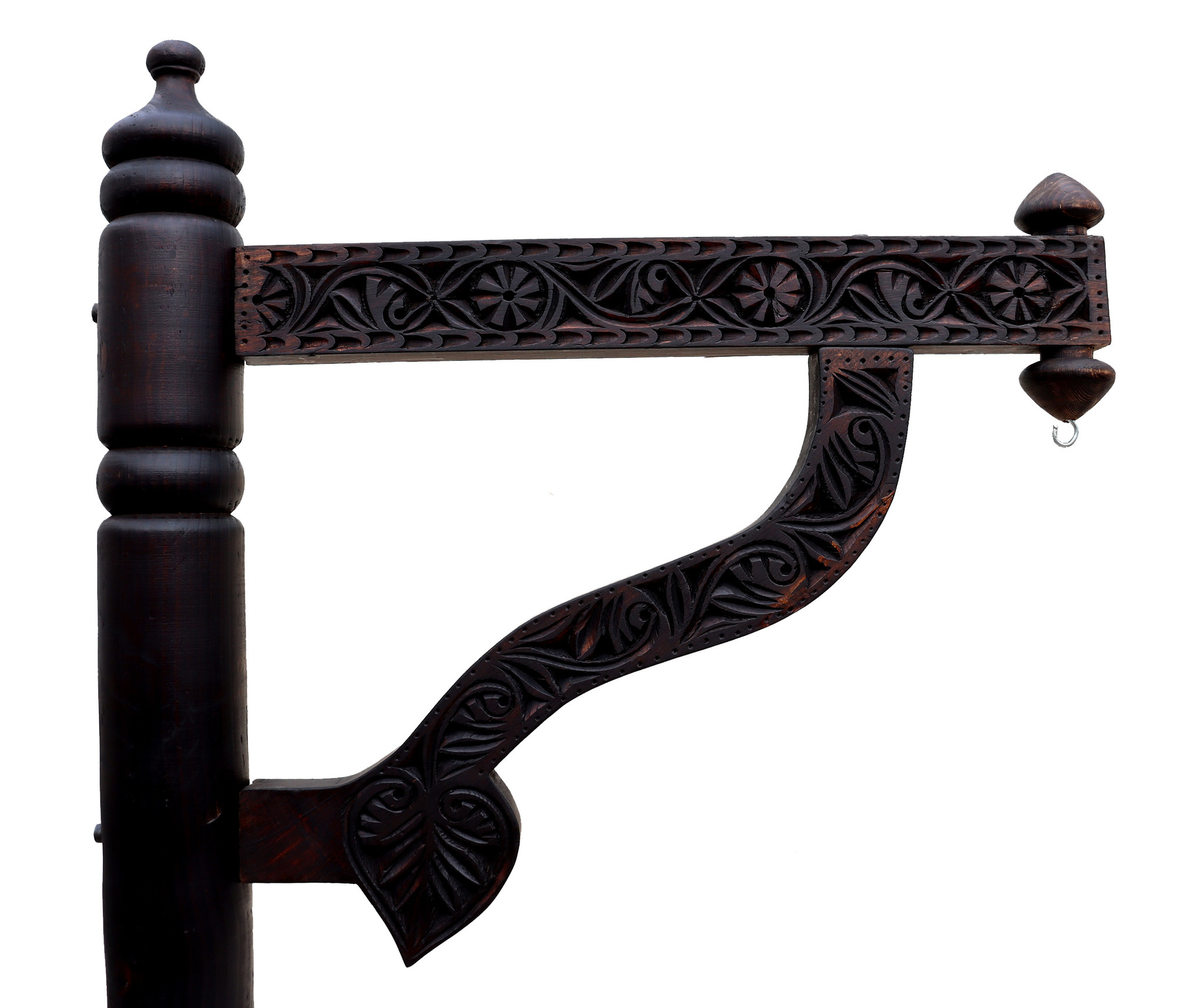 orient solid wood shirodhara ayurveda forehead head casting stand stood  (NUR)