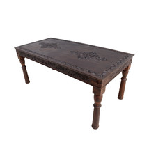 190x90 cm Massivholz Esstisch Nuristan