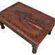 100x100  cm solid wood hand-carved table dining table from Afghanistan nuristan - Copy
