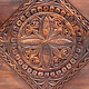 90x90  cm solid wood hand-carved table dining table from Afghanistan nuristan9