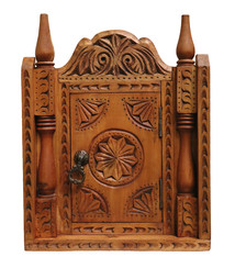 Schlüsselschrank Afghanistan Nuristan (Braun)