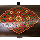 Vintage Retro Oriental Handicrafts Hand-Painted Solid Wood Treasure Country House Treasure Box Cabinet Wedding Chest Crate Sorting Box RAJ