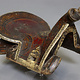 Rare Antique islamic Turkish Ottoman or  Uzbek turkmen polychrome lacquer Wooden horse Saddle 17th/18th century No: walid