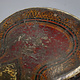 Rare Antique islamic Turkish Ottoman or  Uzbek turkmen polychrome lacquer Wooden horse Saddle 17th/18th century No: walid