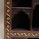 antique-look Hand carved solid wood Hand Carved orient vintage wooden  corner cabinet bookshelf  corner shelf from Afghanistan Nuristan 23/A