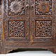 Massivholz handgeschnitzte Schrankwand Wohnwand Regalwand Regal Schrank kommode Flurschrank Sideboard Halbschrank Nuristan Afghanistan 23/B