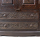 Massivholz handgeschnitzte Schrankwand Wohnwand Regalwand Regal Schrank kommode Flurschrank Sideboard  Nuristan Afghanistan 23/C