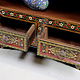 antique-look Hand Carved orient vintage wooden bookshelf shelf from Afghanistan With relief Mogul miniature painting 23/RAJ