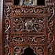 antique-look Hand Carved orient vintage wooden Cabinet dresser hall cabinet Tallboy Tall Cabinet from Afghanistan Nuristan 23/B