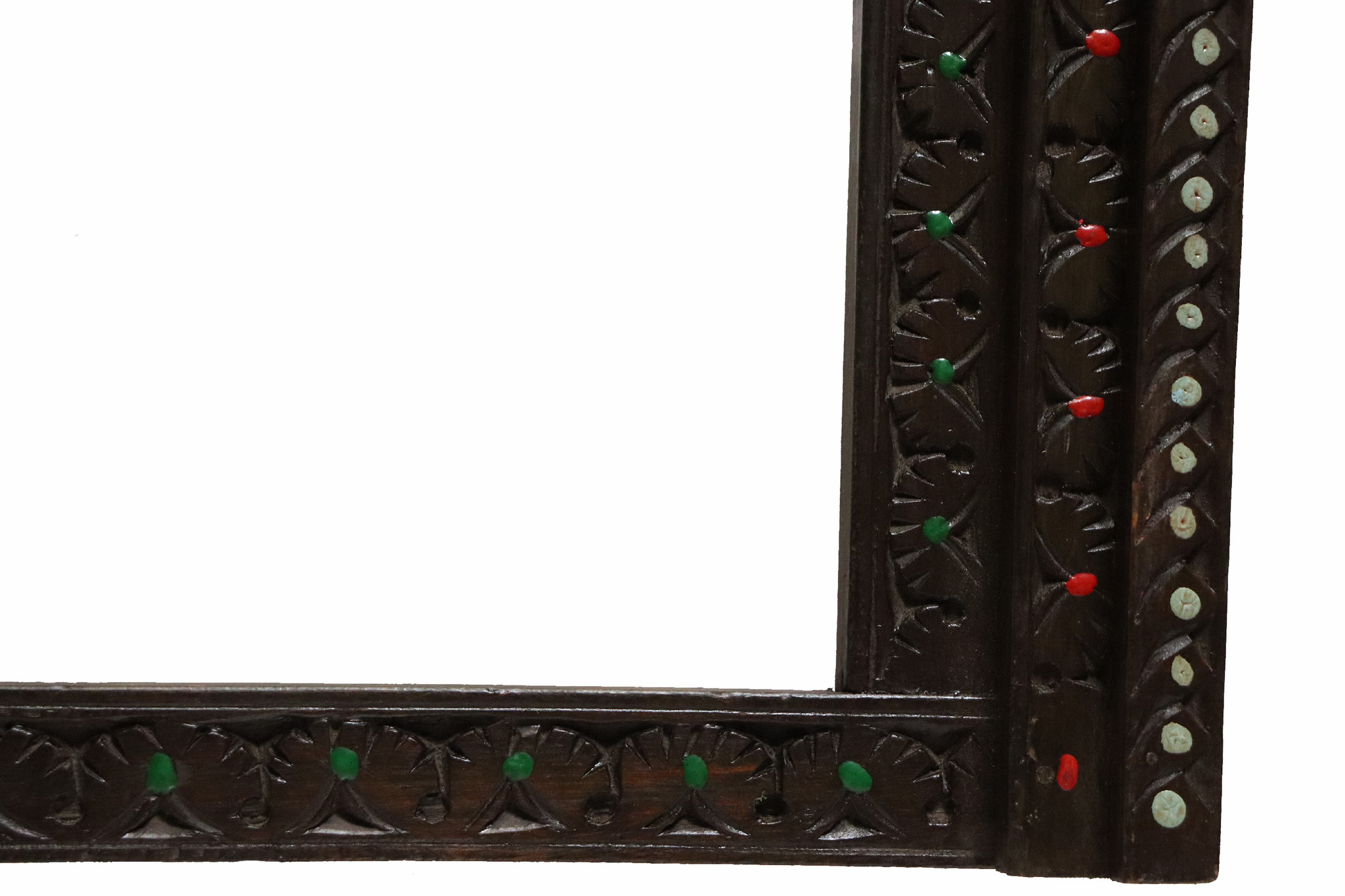 55x42  cm Hand Carved orient vintage wooden Frame picture frame mirror frame  from Afghanistan Nuristan No-23