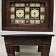 80x60 cm cm antique-look orient colonial solid wood hand-carved  table  Coffee Table   from Afghanistan nuristan 23-3