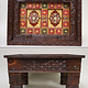 80x60 cm cm antique-look orient colonial solid wood hand-carved  table  Coffee Table   from Afghanistan nuristan 23-1