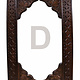 100x60 cm Hand Carved orient vintage wooden Frame picture frame mirror frame  from Afghanistan Nuristan No-23