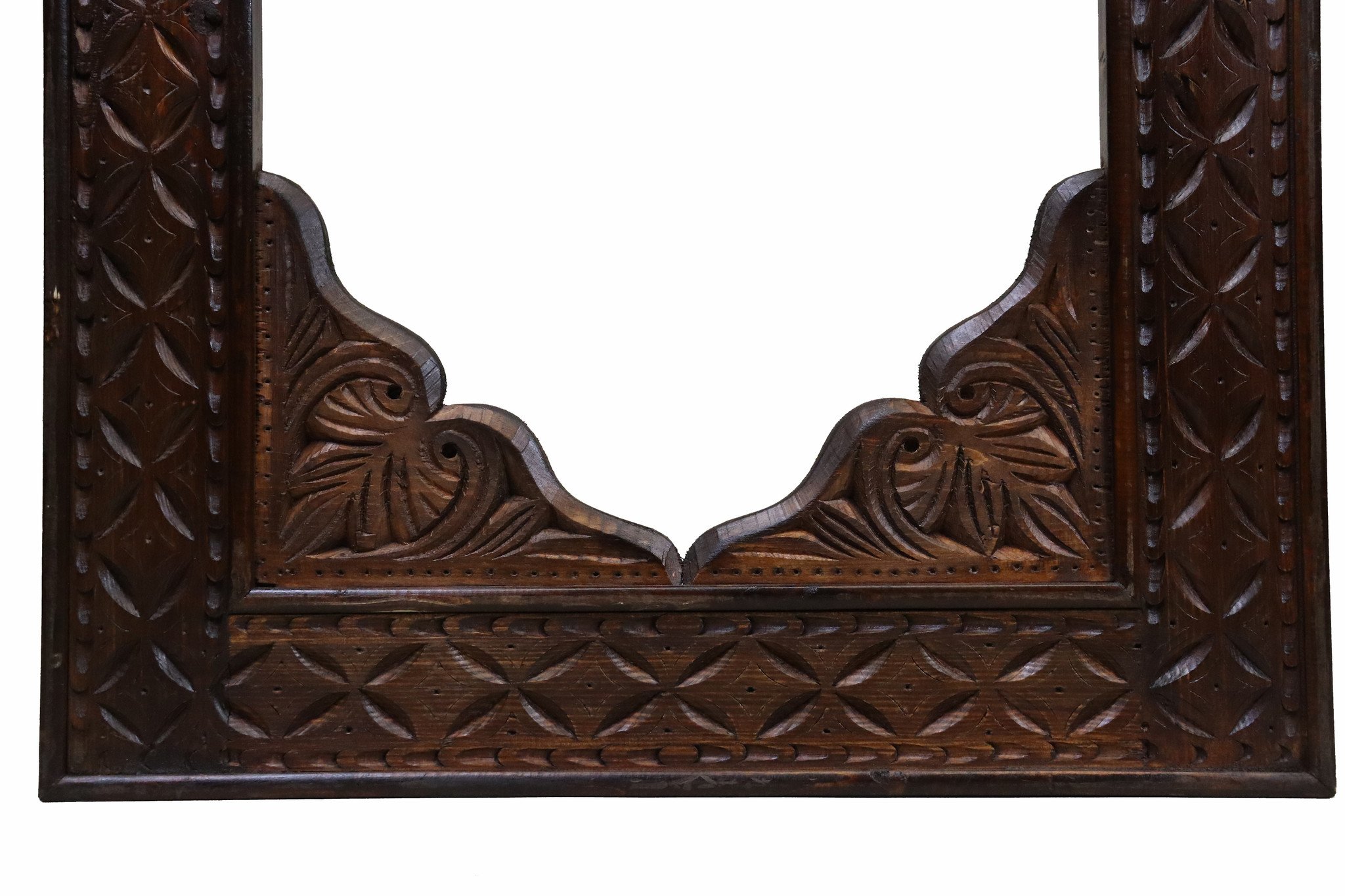 100x60 cm Hand Carved orient vintage wooden Frame picture frame mirror frame  from Afghanistan Nuristan No-23