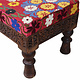 orientalische handgeschnitzte Massivholz orient ottoman Polsterbank Sessel sofa Bank Stuhl Couch Hocker Sitzbank mit Suzani Polsterung 23C
