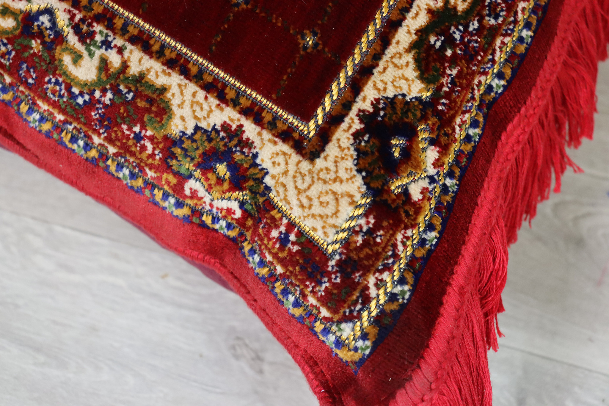 80x58 cm orient sitzkissen bodenkissen Rot - 23