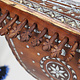 antique traditional folk musical instrument Afghanistan Rubab rabab rabab mother of pearl inlay 23A