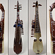 antique traditional folk musical instrument Afghanistan Rubab rabab rabab mother of pearl inlay 23A