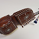 antique traditional folk musical instrument Afghanistan Rubab rabab rabab mother of pearl inlay 23A