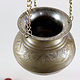 2 L antique solid Brass orient Ayurvedic Shirodhara Panchakarma oil therapy Yoga Dhara vessel Patra india -No:  23/1
