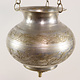 2 L antique solid Brass orient Ayurvedic Shirodhara Panchakarma oil therapy Yoga Dhara vessel Patra india -No:  23/5