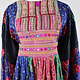 vintage hand embroidered nomadic Kuchi Ethnic  wedding Cotton patchwork dress from Afghanistan No-MUST-A