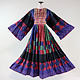 vintage hand embroidered nomadic Kuchi Ethnic  wedding Cotton patchwork dress from Afghanistan No-MUST-A