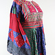 vintage hand embroidered nomadic Kuchi Ethnic wedding Cotton patchwork dress from Afghanistan No-MUST-B