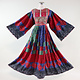 vintage hand embroidered nomadic Kuchi Ethnic wedding Cotton patchwork dress from Afghanistan No-MUST-B