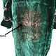Antique Ottoman Turkmen women's velvet dress , adorned with couched gold thread dress.  No:Must-Samt