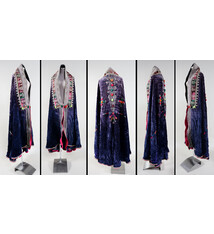 antik Nomaden Frauen Hochzeit Schal kopftuch burka aus Afghanistan Nuristan kohistan Nr-Must