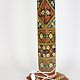 160 cm vintage handmade solid wood with hand-painted relief miniature painting oriental floor lamp floor lamp 23/1