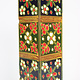 90 cm vintage handgemachte Massivholz mit handbemalt relief Miniaturmalerei orientalische Stehlampe Stehleuchte aus Afghanistan 23/2