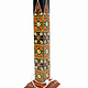 90 cm vintage handmade solid wood with hand-painted relief miniature painting oriental floor lamp floor lamp 23/2