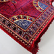Set of 3 Pcs  1x Mattress  + 2x cushions orient Afghan nomad pillow rug seat floor cushion 1001-night Seating  majlis Toshak توشک   Red 23RMD