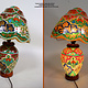 oriental hand made and  Hand Painted Camel Skin leather Lamp table lamp night lamp from Multan Pakistan 23/4