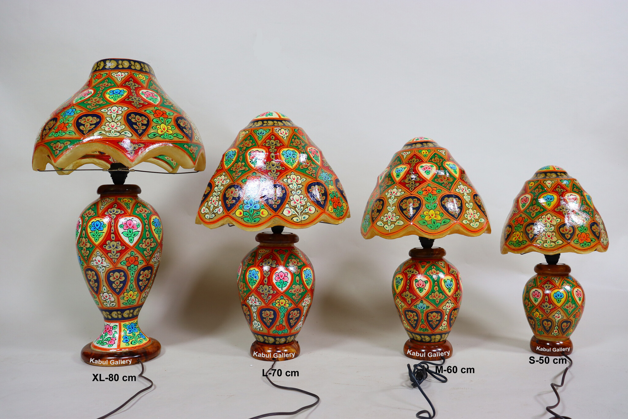 oriental hand made and  Hand Painted Camel Skin leather Lamp table lamp night lamp from Multan Pakistan 23/5