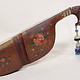 antique traditional folk musical instrument Afghanistan Rubab rabab rabab mother of pearl inlay 23EB