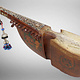 antique traditional folk musical instrument Afghanistan Rubab rabab rabab mother of pearl inlay 23EB