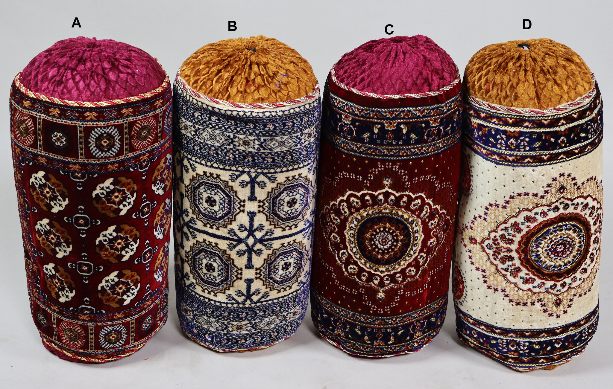 70x25 cm orient Afghan nomad rug  cushions  Roll pillow cushion  Turkmen 1001 night  BOLSTER  (4 motifs)