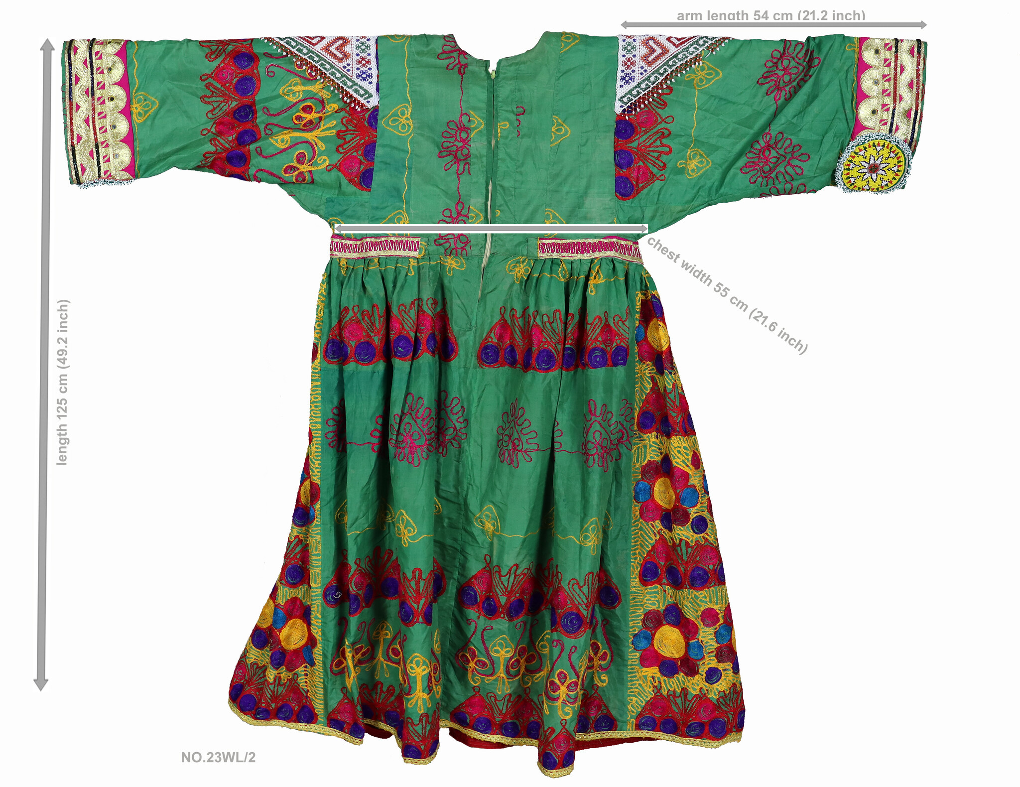 Antique Afghan embroidered nomadic Kuchi Ethnic  dress No: 23WL/2