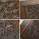 200x100 cm vintage orient solid wood handmade and hand carved  sliding door room door Barndoors door panel from Nuristan Afghanaistan  23/C