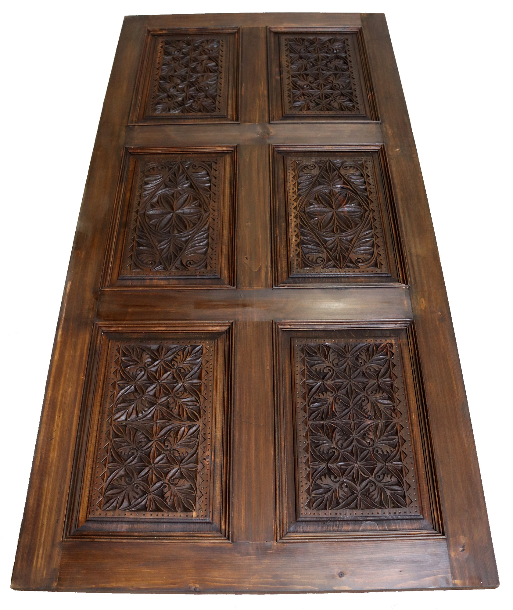 200x100 cm vintage orient solid wood handmade and hand carved  sliding door room door Barndoors door panel from Nuristan Afghanaistan  23/C