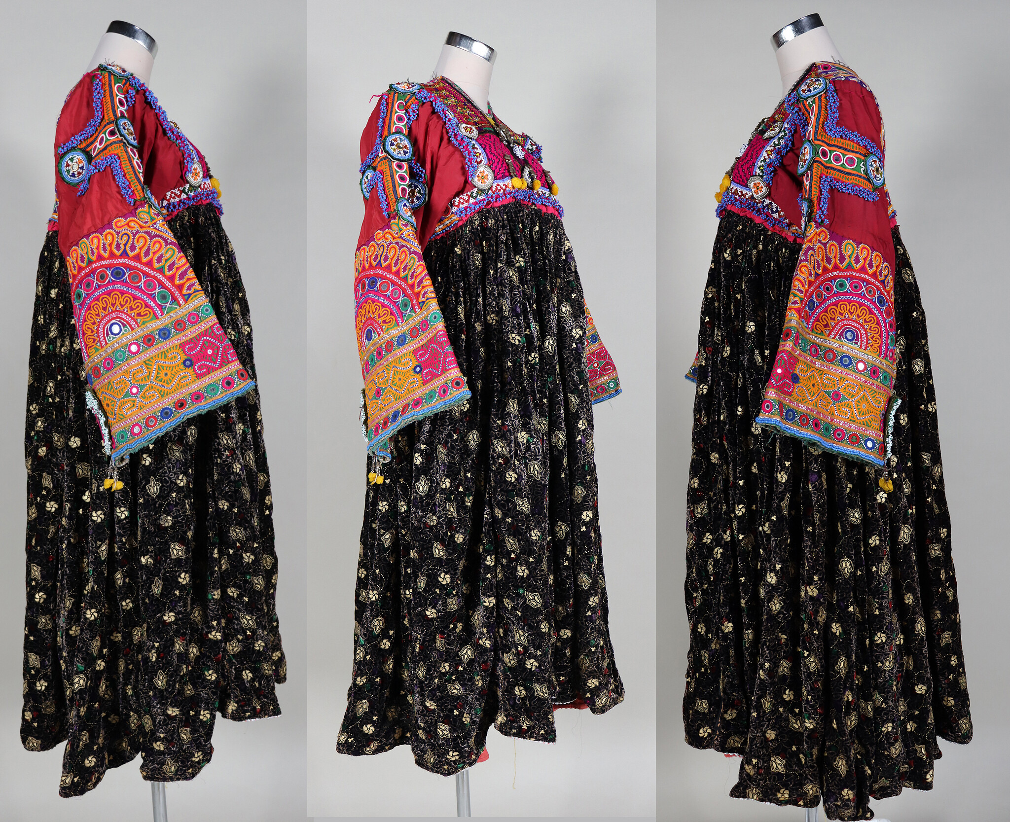 Antique Afghan embroidered nomadic Kuchi Ethnic  dress No: 23WL/7