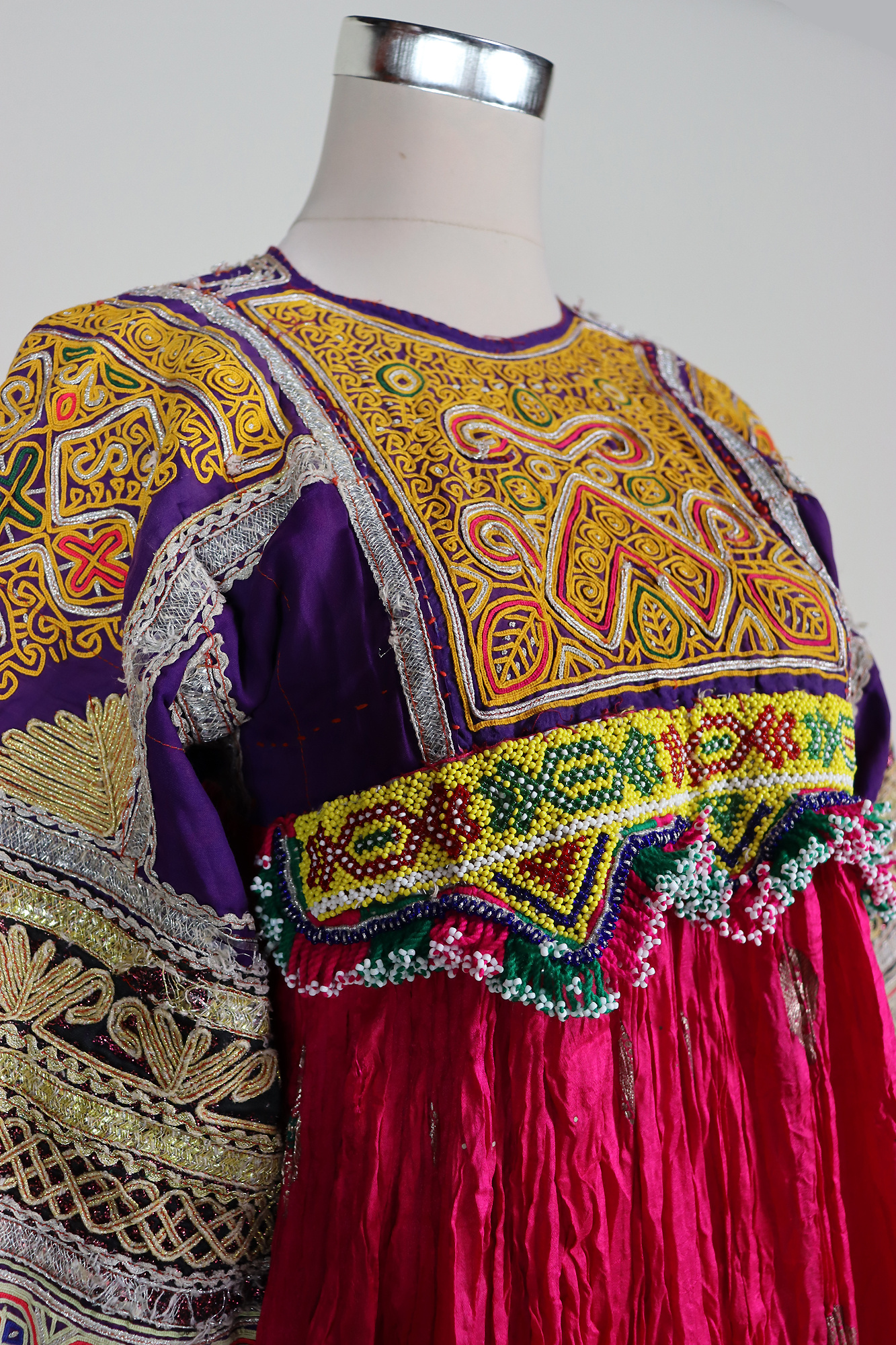 Antique Afghan embroidered nomadic Kuchi Ethnic  dress No: 23WL/9